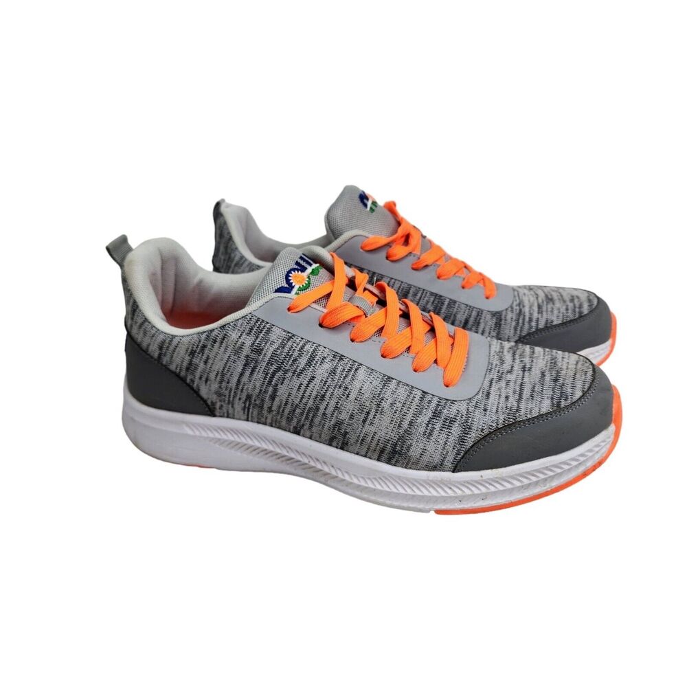 NOW Grey/Orange Walking Shoes Mens Size 11